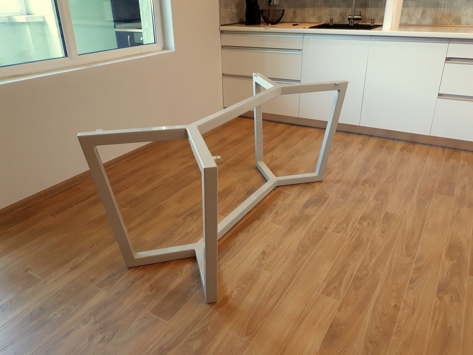 Metal Table Base Glass Table Base Dining Table Base Black Etsy