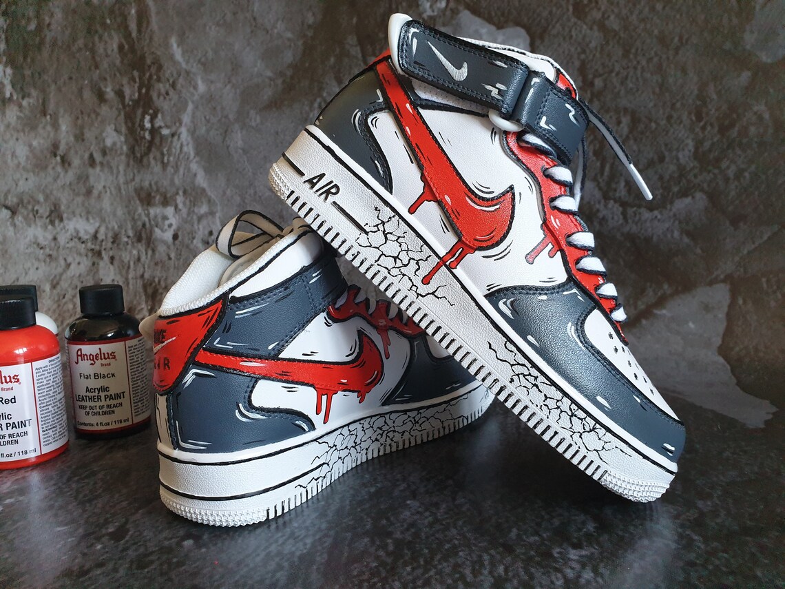 nike air force cartoon custom