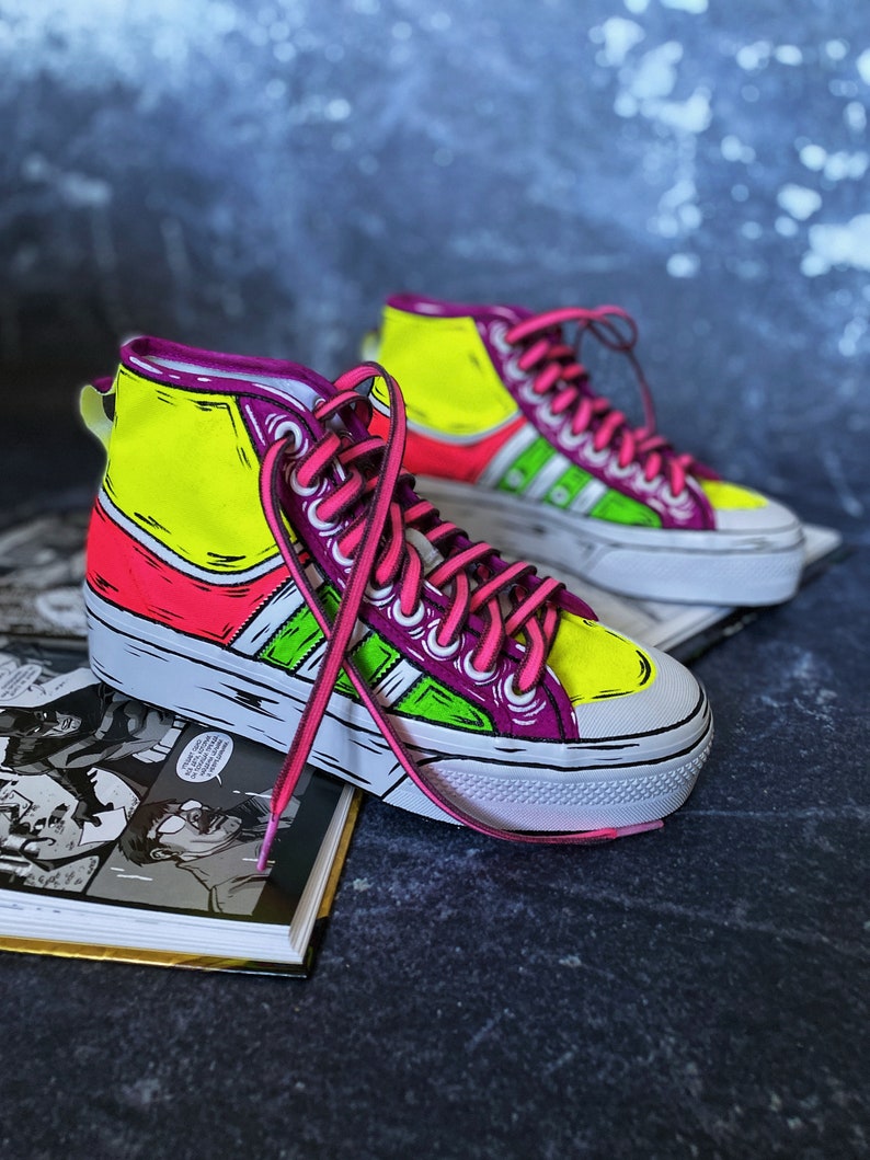 custom painted adidas