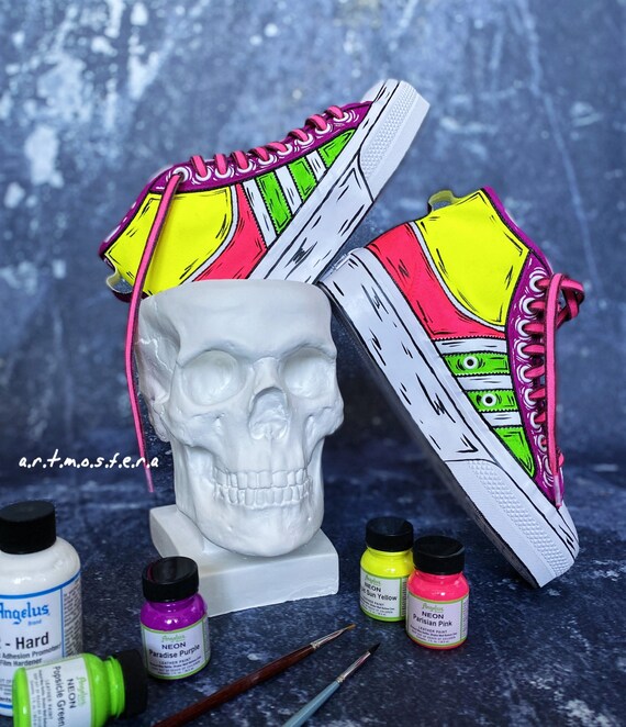 custom painted adidas