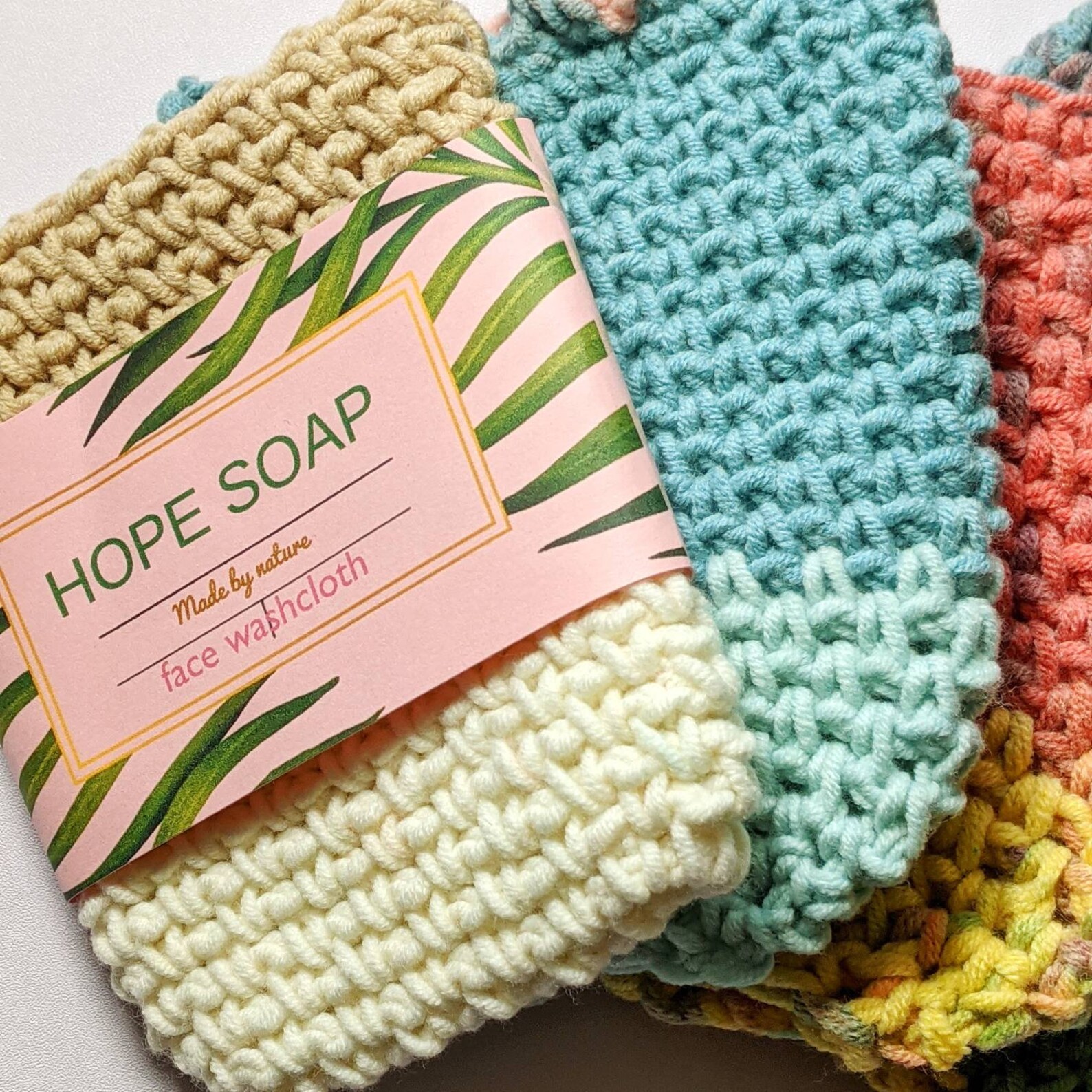 Facial Wash Cloth 100 COTTON Etsy