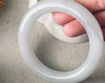 54.5-55.5 mm アイシージェダイト 丸型バングル - Etsy 日本