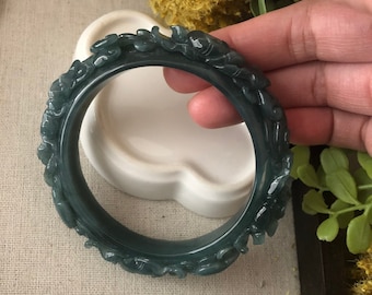 Braccialetto In Pietra Naturale Con Perline Di Giada Con Pietre Preziose In Otto - Foto 7