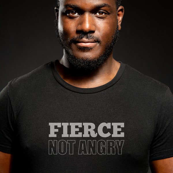 Fierce NOT Angry T-shirt Gay Pride en coton bio