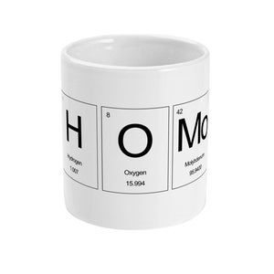 LGBT Gift | Gay gift | Queer gifts | Queer Art | Funny Gay Present | Gay Geek | Queer Nerd | Cheeky Gay Gift | HOMo Minimalist 11oz Mug