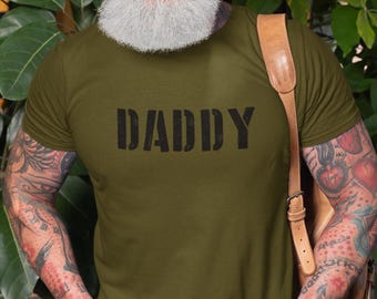 Daddy Organic Cotton Gay T-Shirt | Gay Pride Shirt / Pride Tee / Gay Pride Tshirt / Gay Pride Shirt / Rainbow Shirt / LGBTQ Pride T-Shirt
