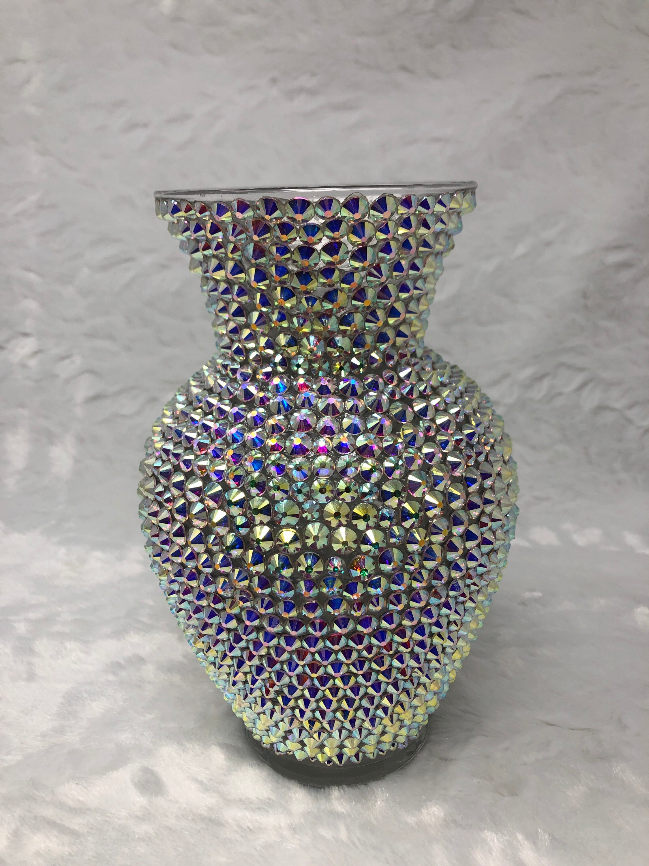 Crystal Flower Vase Etsy