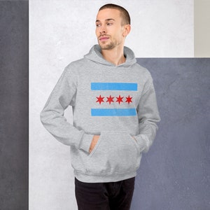 Grey chicago hoodie hotsell
