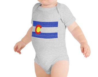 Colorado Flag Baby Body Suit