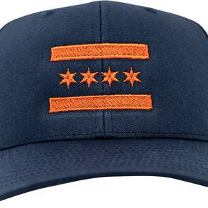 Chicago Flag Bears Fan Trucker Cap