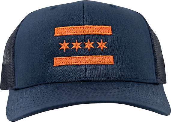 Chicago Flag Bears Fan Trucker Cap 