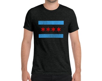Chicago Flag Men's Short Sleeve t-Shirt
