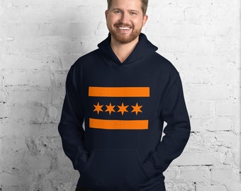 Chicago Flag Bears Fan Hoodie