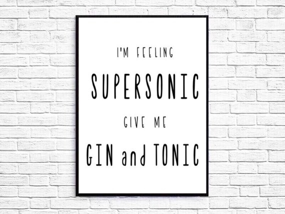 Oasis Supersonic Lyrics Poster Prints Etsy