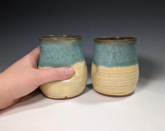 Thumb Cup - Thumb Indent Cup - Tumbler - Pen Holder - Toothbrush Holder - Flower Vase - Handmade Cup - Handmade Pottery - Ceramic Tumbler