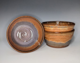 Bowls - Snack Bowls - Ice Cream Bowls - Small Bowls - Stackable Bowls - Functional Bowls - Pottery Bowls - Ceramic Bowls - Handmade Bowls