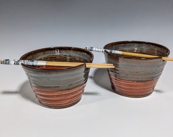 Ramen Bowl - Chopstick Bowl - Noodle Bowl - Pottery Bowl - Ceramic Bowl - Handmade Bowl - Handmade Pottery - Handmade Ceramics - Bowl