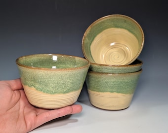 Handmade Ceramic Snack Bowl – Stackable Pottery Bowls