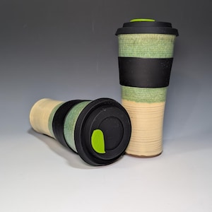 Travel Cup - Travel Tumbler - Travel Mug - Ceramic Tumbler - Pottery Tumbler - Pottery Cup - Ceramic Cup - Coffee Cup - Coffee To Go Tumbler