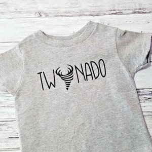 Kids Twonado Birthday T-shirt 2nd birthday