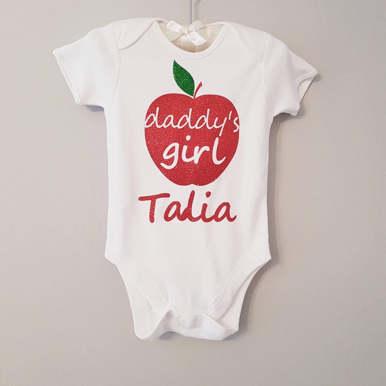 personalised fathers day baby vest