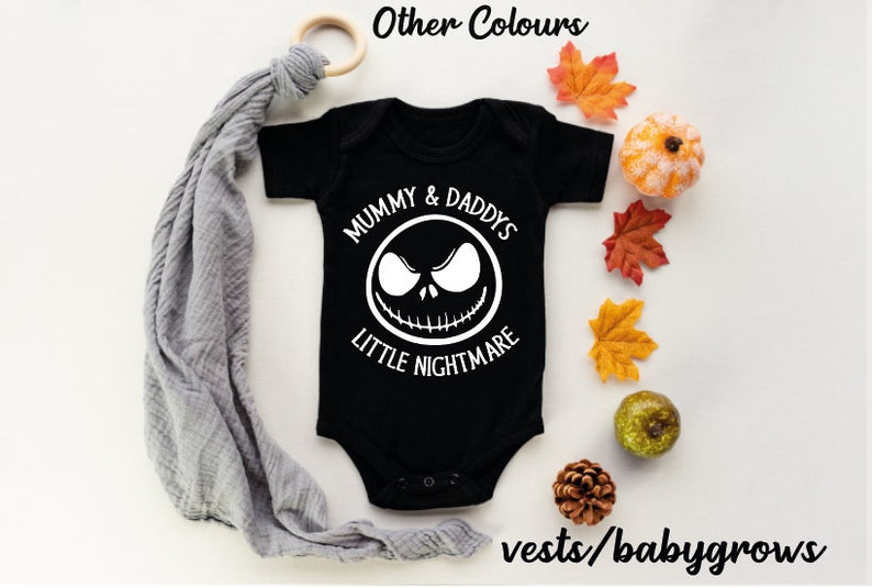 Mummy and daddy/'s little nightmare before bedtime Jack bodysuit vest