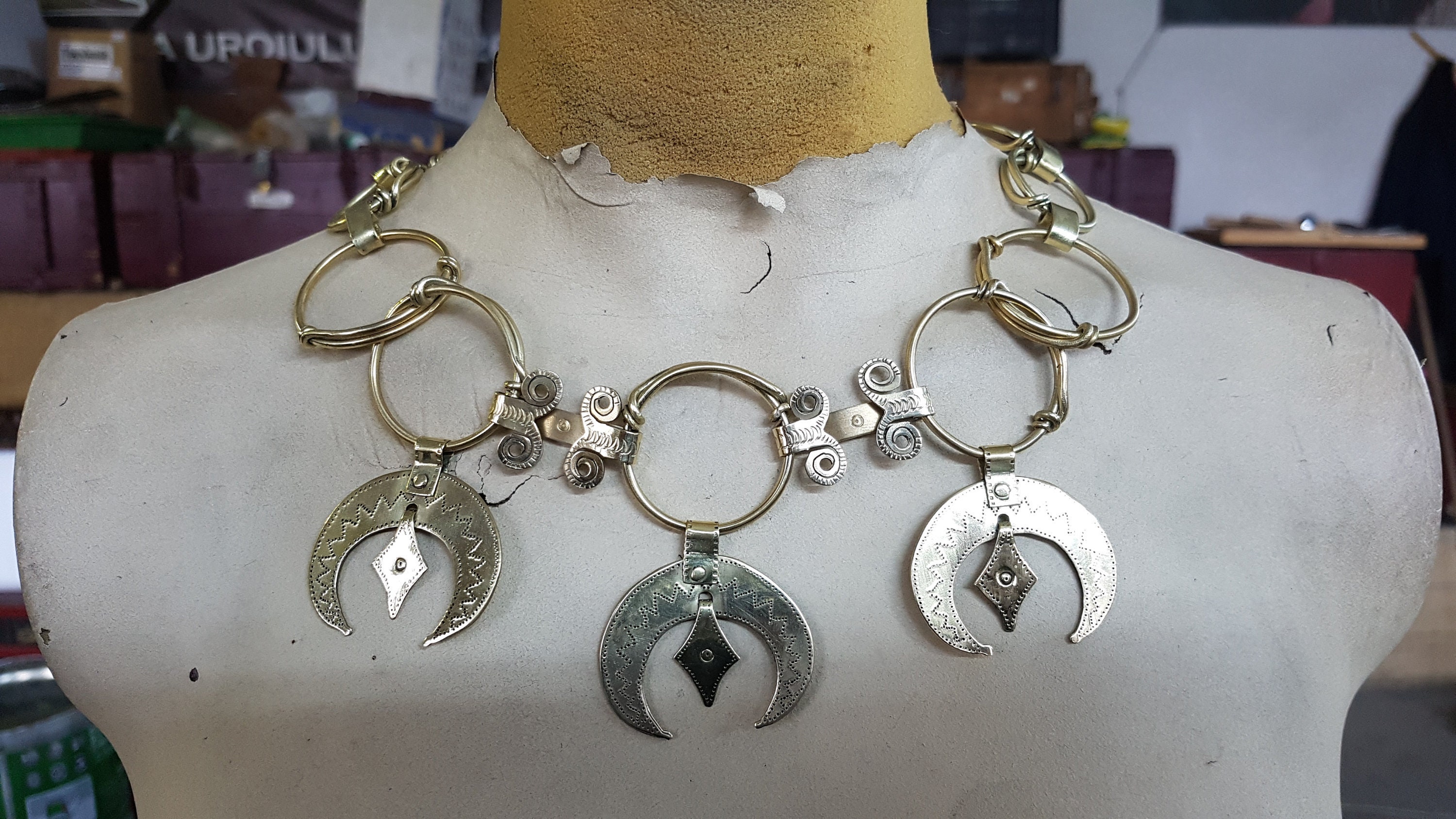 Celtic / Roman necklace with pendants