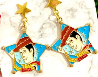 Woody From Toy Story Inspired Dangle Earrings