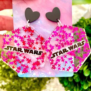 Star Wars Inspired Handmade Star Wars Dangle Earrings