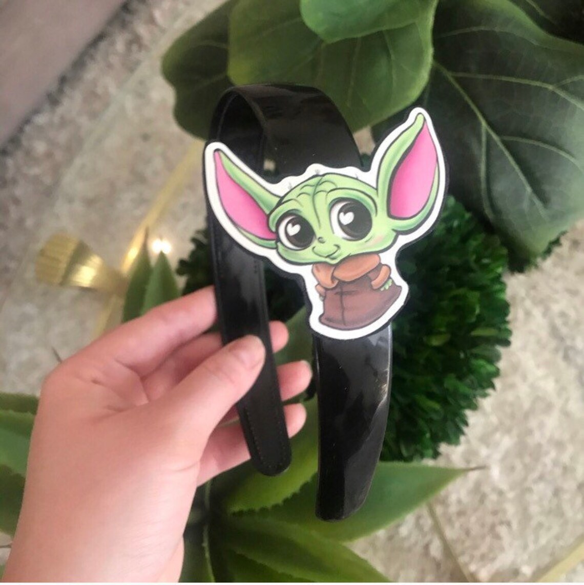 The Child and Baby Yoda Inspired Headband - Etsy UK