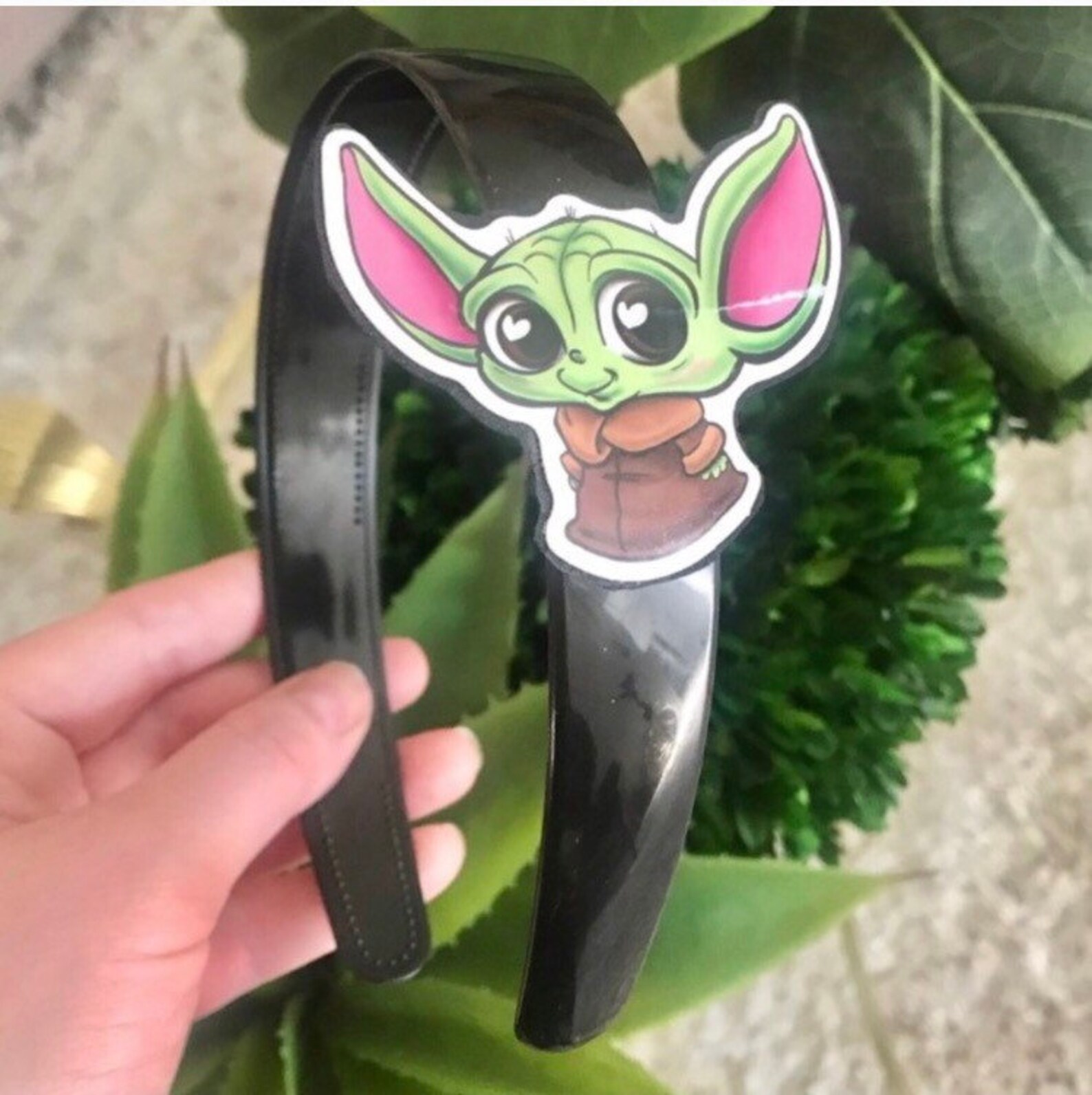 The Child and Baby Yoda Inspired Headband Etsy UK