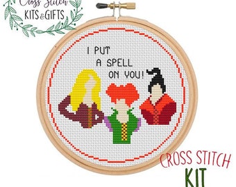 Cross-stitch kit Halloween Cat Fancywork set DIY needlepoint Needlework kit #T-0149