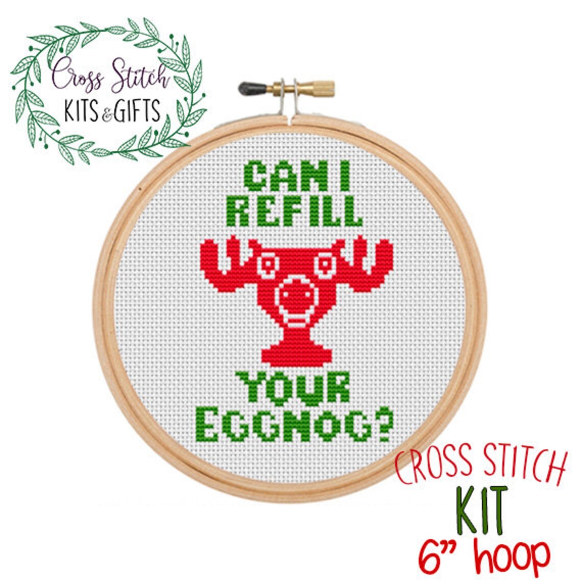 Christmas Vacation Cross Stitch Kit. Starter Cross Stitch Kit Etsy