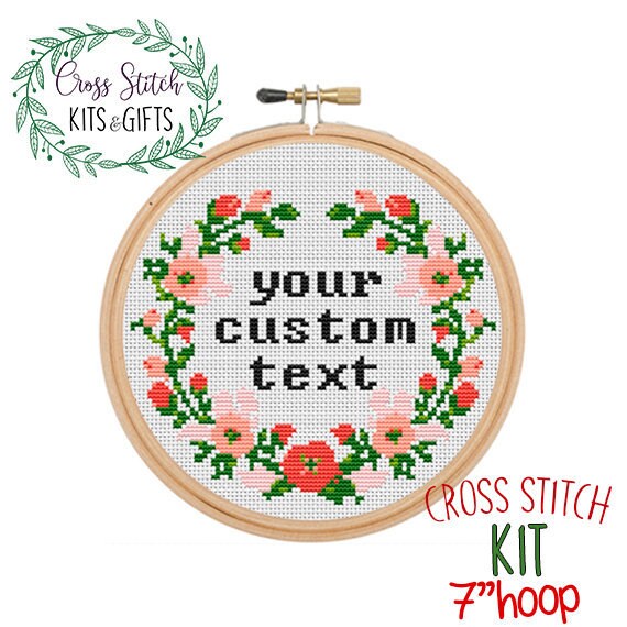 Custom Cross Stitch Kits - Includes Everything You Need. – Cross