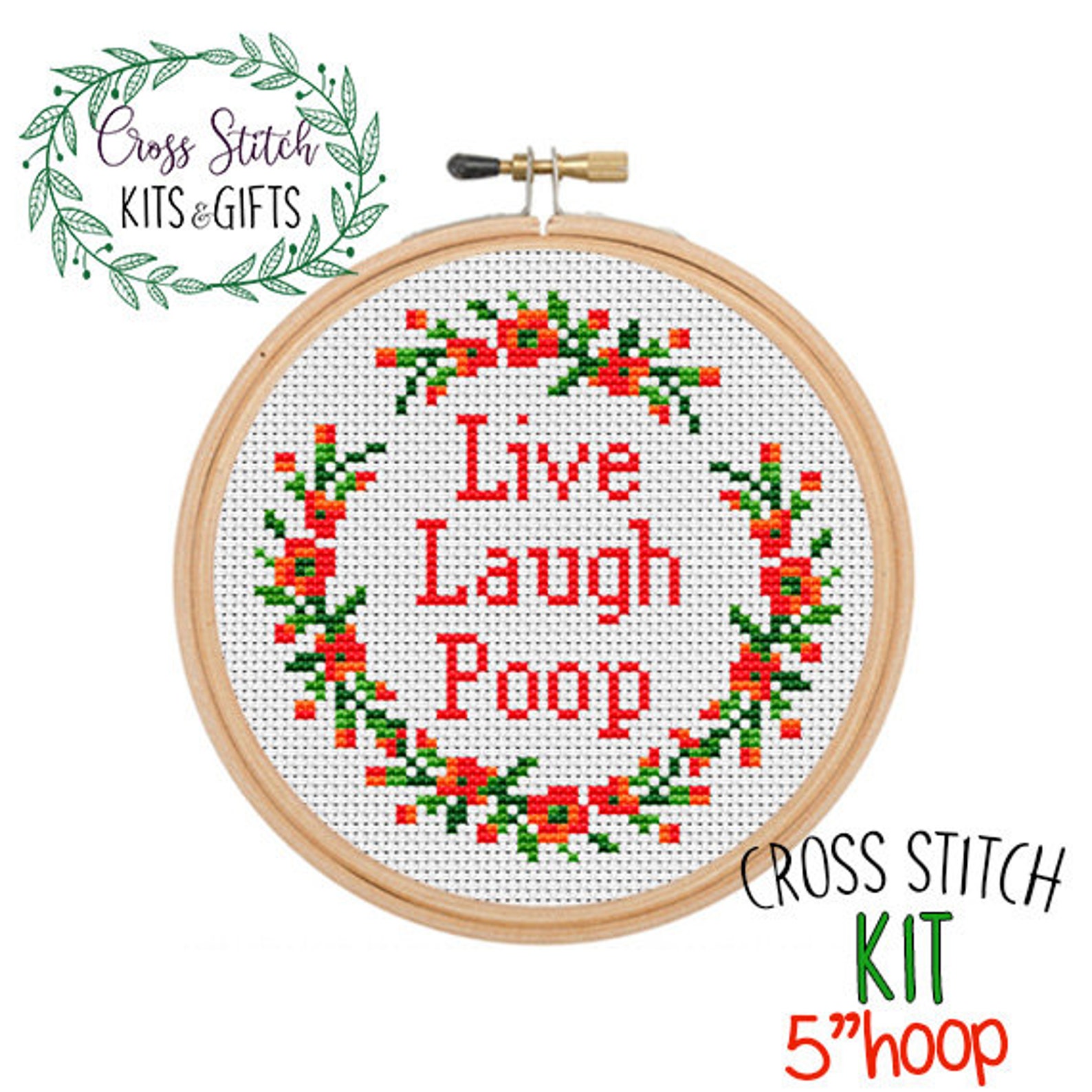 Subversive Cross Stitch Kit. Adult Starter Cross Stitch Kit Etsy