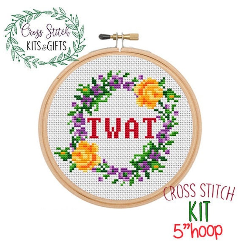 Starter Cross Stitch for Beginners. Adult Cross Stitch Kit. Etsy