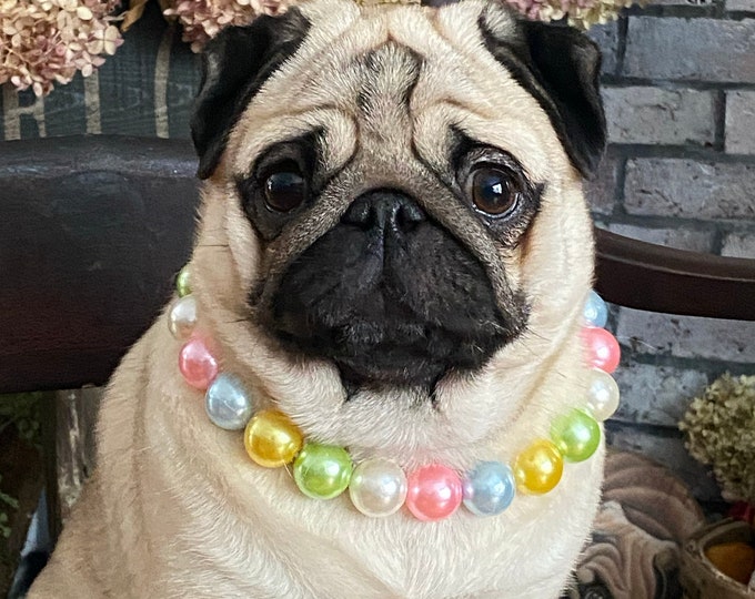 Pugdashian's 'SISSY'  -  Beaded Necklace - Fashions by Pugdashians
