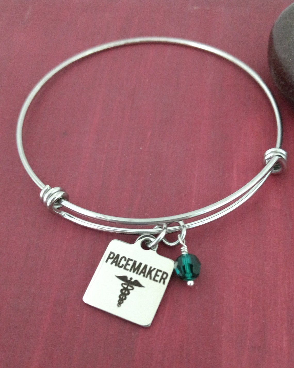 Pacemaker Medical ID Bracelet Stainless Steel Adjustable Etsy