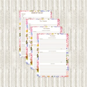 Printable/Downloadable 100 pages PDF Destination Wedding Planner image 8