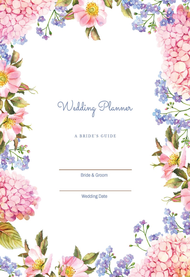 Printable/Downloadable 100 pages PDF Destination Wedding Planner image 1