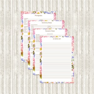 Printable/Downloadable 100 pages PDF Destination Wedding Planner image 9