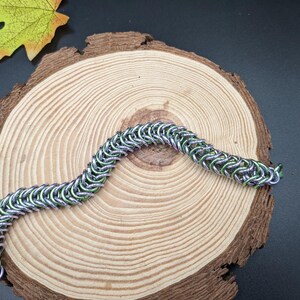 Colored Box Chainmail Bracelet