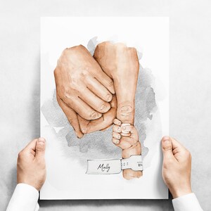 Preemie Print NICU Baby Wall Art