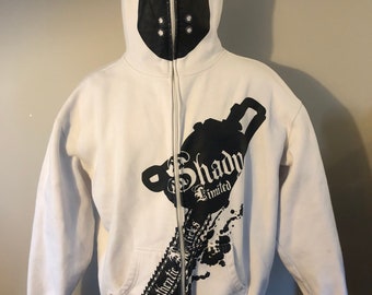 shady ltd ダウンジャケット　エミネム　eminem SHADY Ltd Vintage Shady LTD Full Zip Up Mens L-XL Sweatshirt Jacket