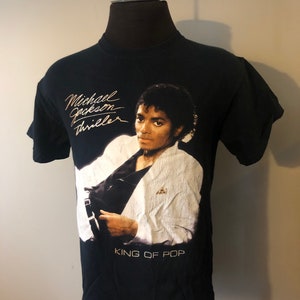 Michael Jackson Thriller King of Pop Shirt Y2K Distressed Aesthetic
