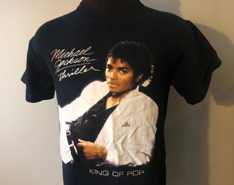 Michael Jackson Thriller King of Pop Shirt Y2K Distressed Aesthetic