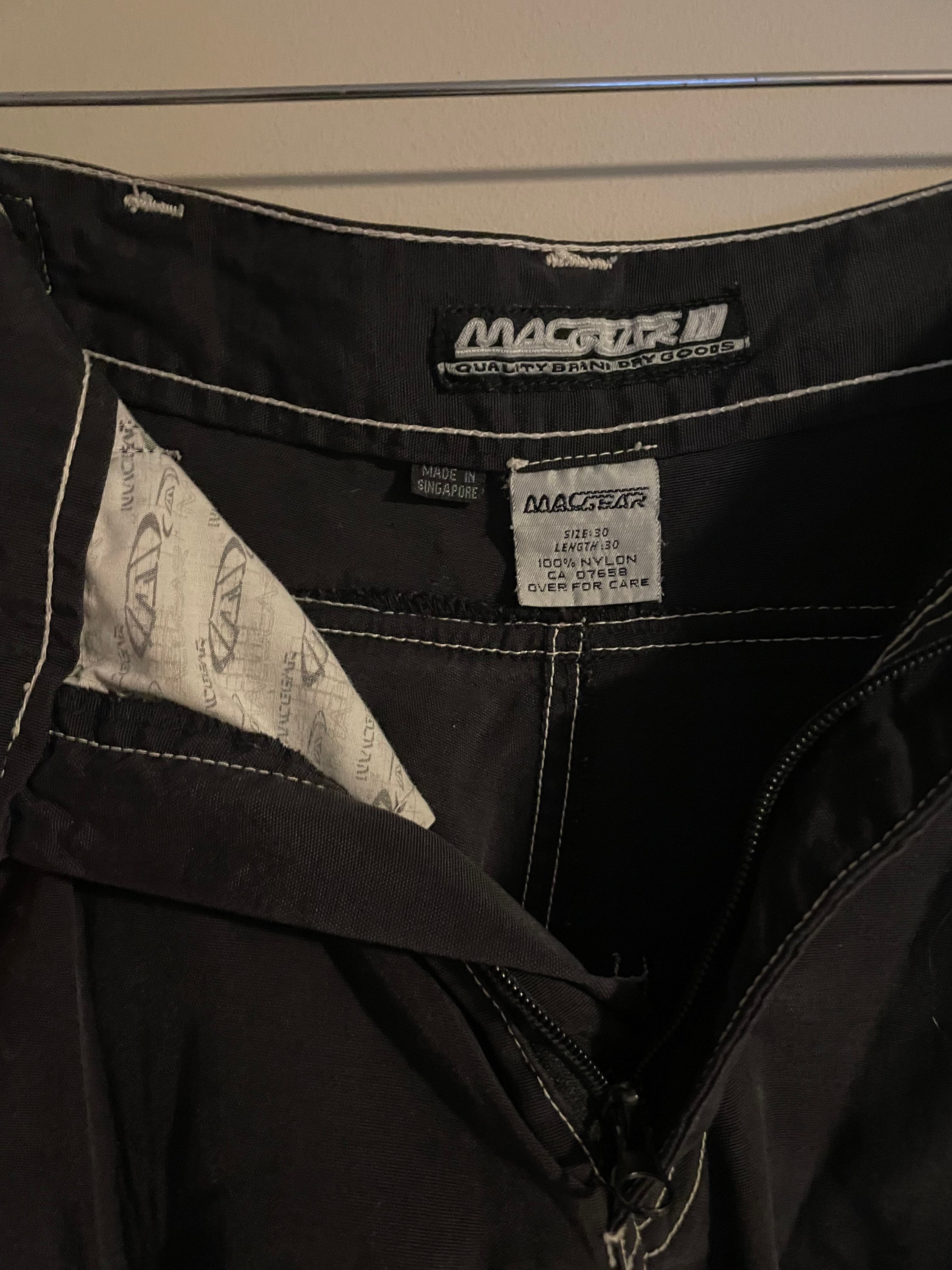 Vintage Macgear Pants Wide Leg Cyber Goth Raver Pants Streetwear Grail ...