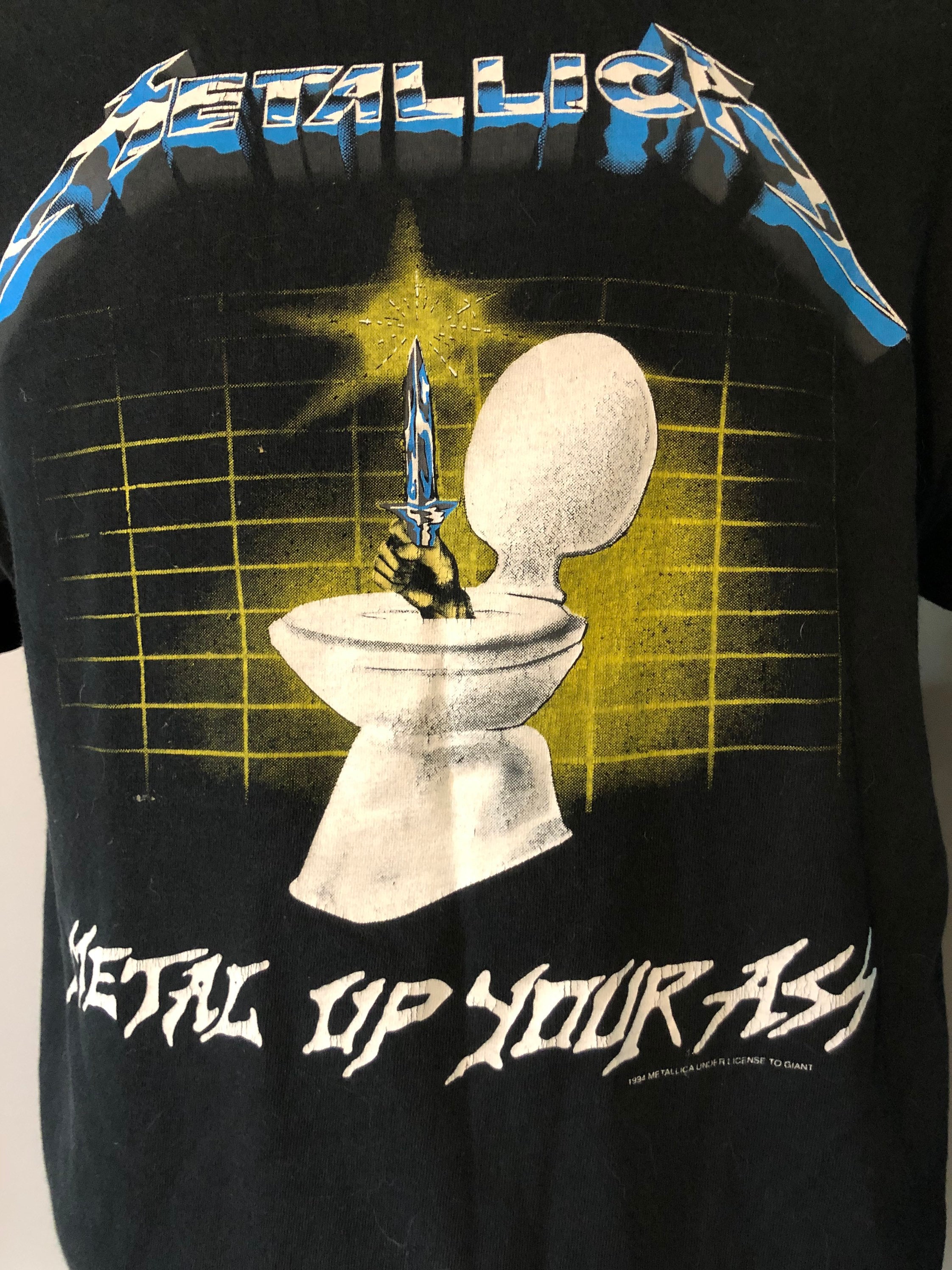 Vintage Metallica Metal up Your Ass Shirt - Etsy