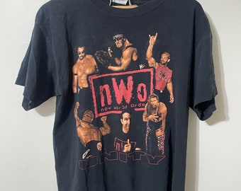 ヴィンテージ NWO WCW レスリング Tシャツ ウルフパック ユニティ 90