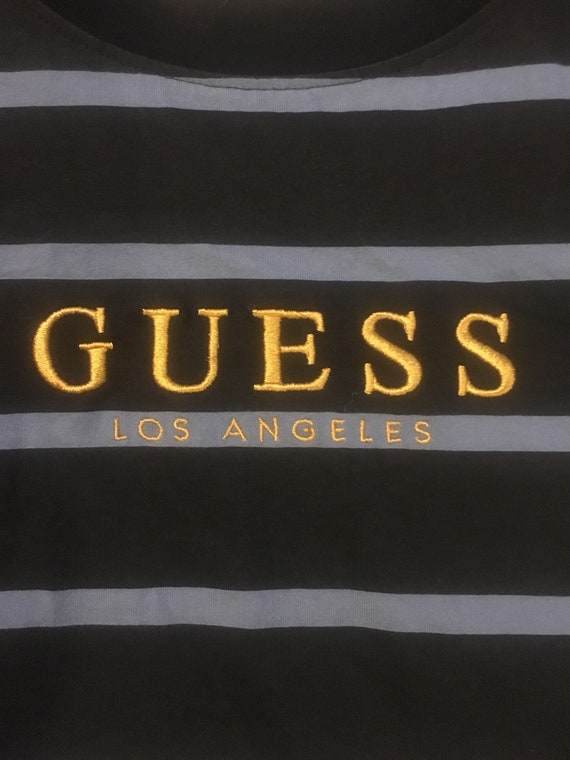 Guess Los Angeles Striped Tshirt